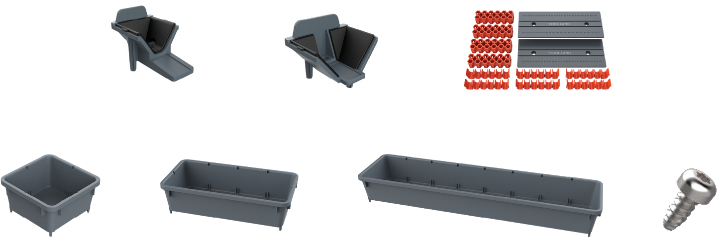 Screwdriver & Nuts & Bolts Toolgrid® Holder Bundle