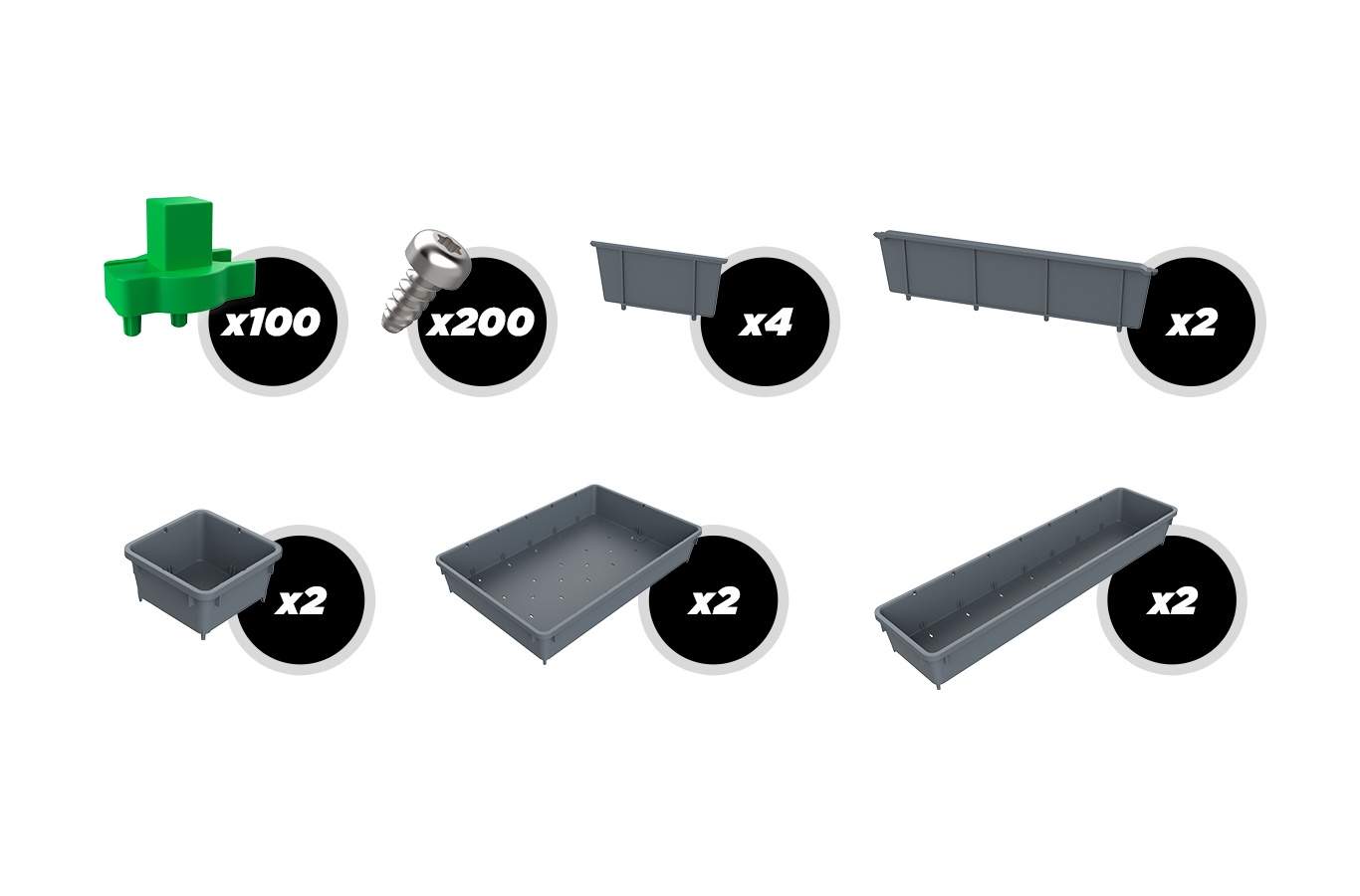 Toolgrid® TGH-05PM/PS 3/8" Drive Socket Holder Bundles - Metric/SAE