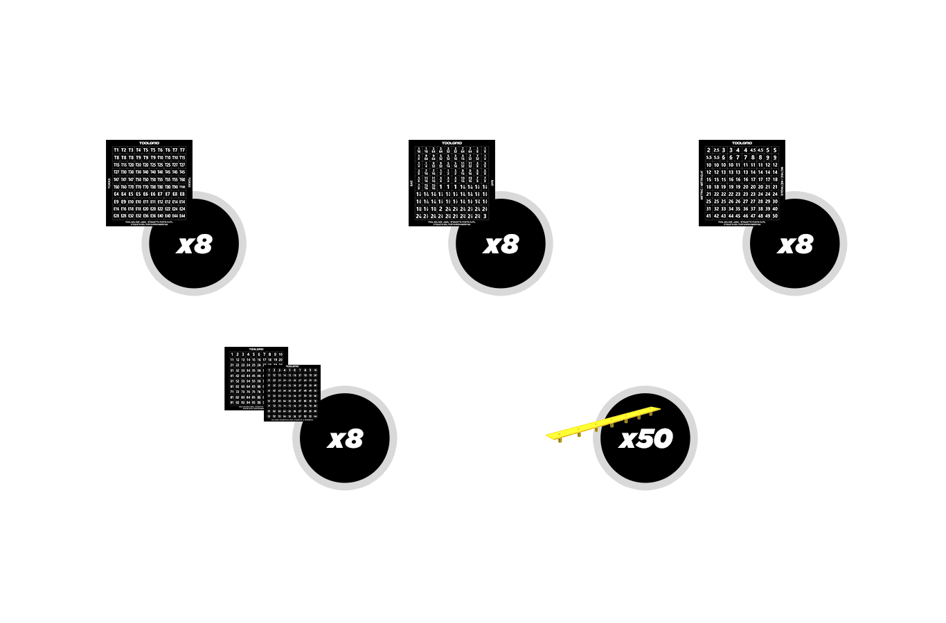 Toolgrid® Label & Label Holder Bundle