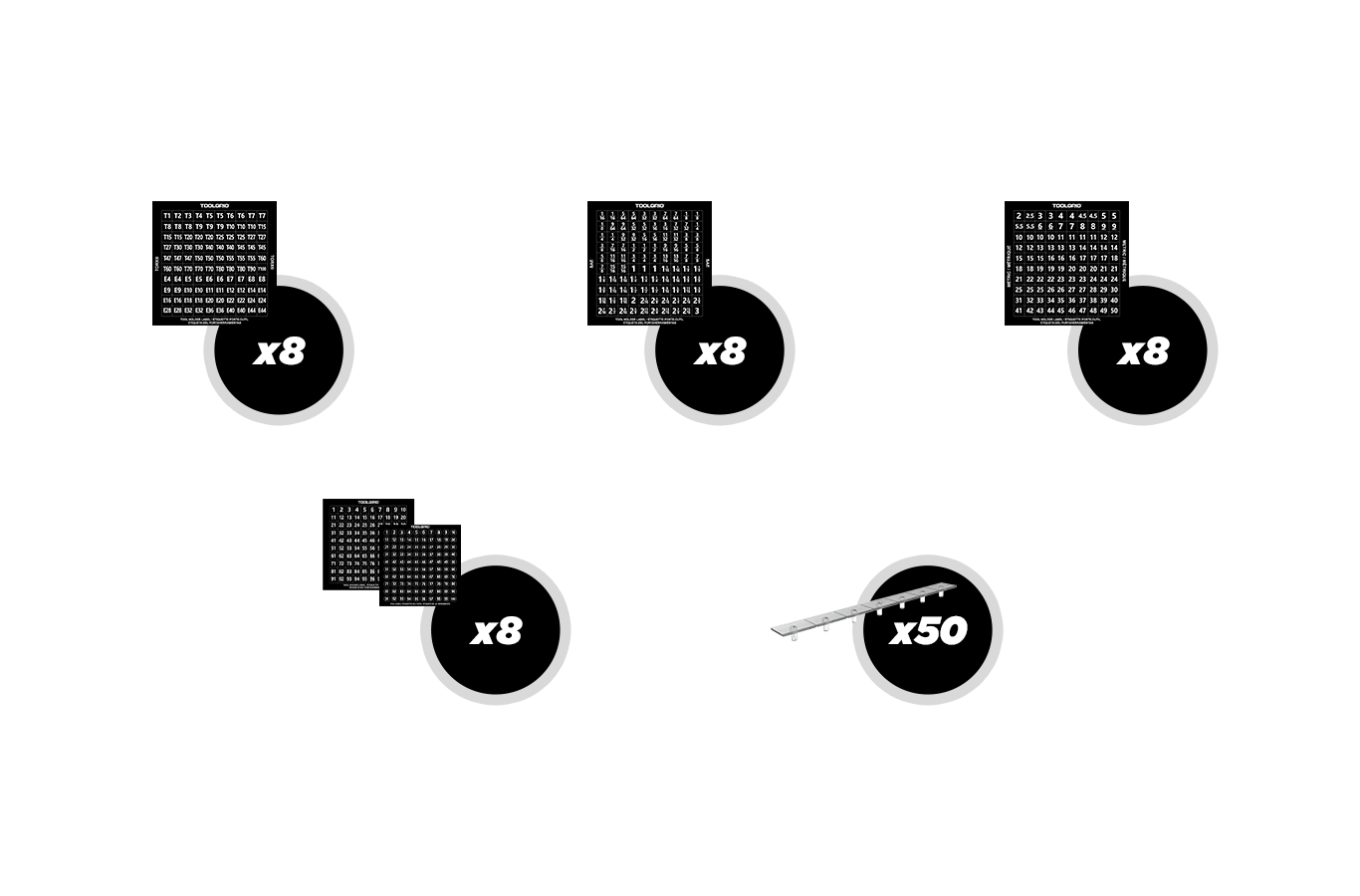 Toolgrid® Label & Label Holder Bundle